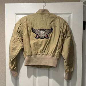 Harley-Davidson Khaki Bomber Jacket